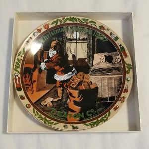 Eaton's Christmas 1984 collector's plate